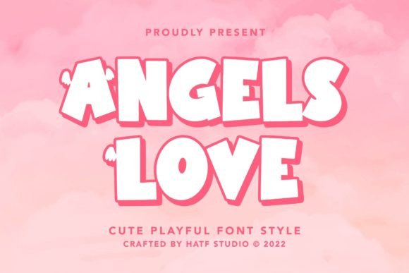 Angels Love: A Handwritten Display Font with Gentle Clarity