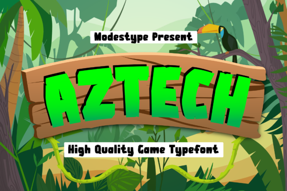 Aztech: A Playful Display Font for Editorial Joy