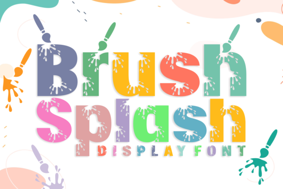 Brush Splash: A Playful Display Font for Digital Branding