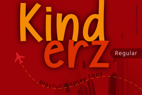 Kinderz: A Casual, Clean Display Font That Just Works