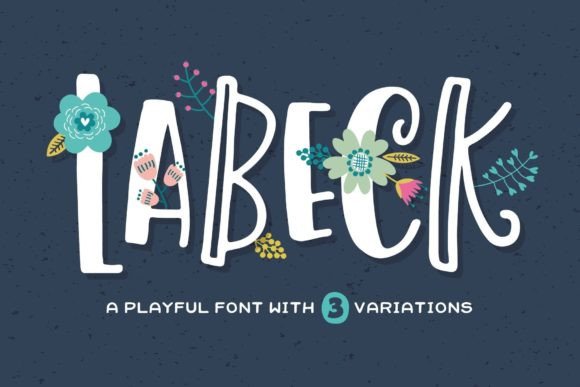 Labeck: A Playful Display Font for Small Business Branding