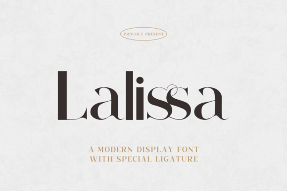 Lalissa: A Charming Display Font for Digital Branding