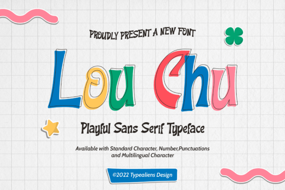 Lou Chu: A Playful Display Font That Feels Like a Smile