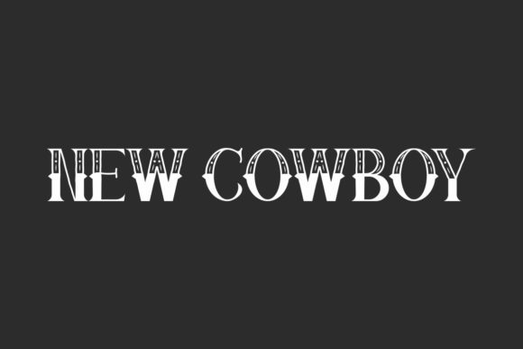 New Cowboy: A Display Font with Warmth and Presence