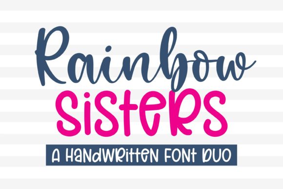 Rainbow Sister: A Display Font That Makes Your Headlines Feel Human