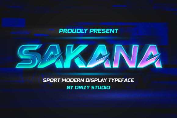 Sakana: A Sporty, Modern Display Typeface for Real Branding Work