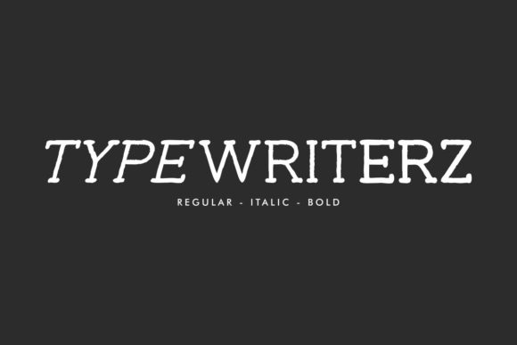 Typewriterz: A Vintage Display Font That Builds Brand Trust