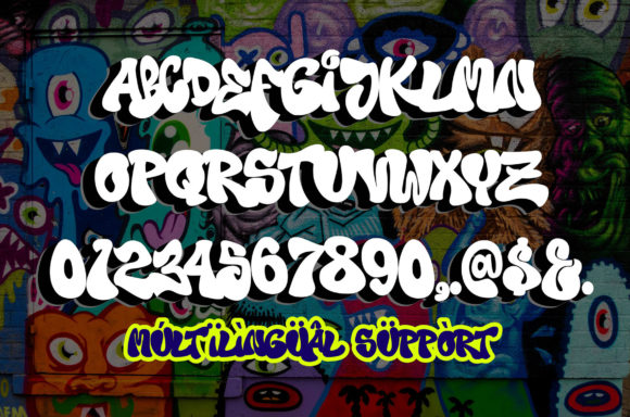 Wild Hustle Graffiti: A Display Font with Editorial Soul